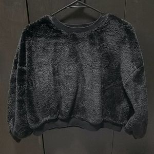 Wonder nation girls faux fur sweater/sweatshirt. Size XXL